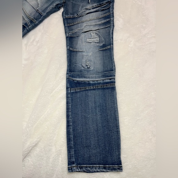 RGSTR Men’s Skinny Motto Distressed Jeans, LightWash Size 36x30 - Picture 7 of 16